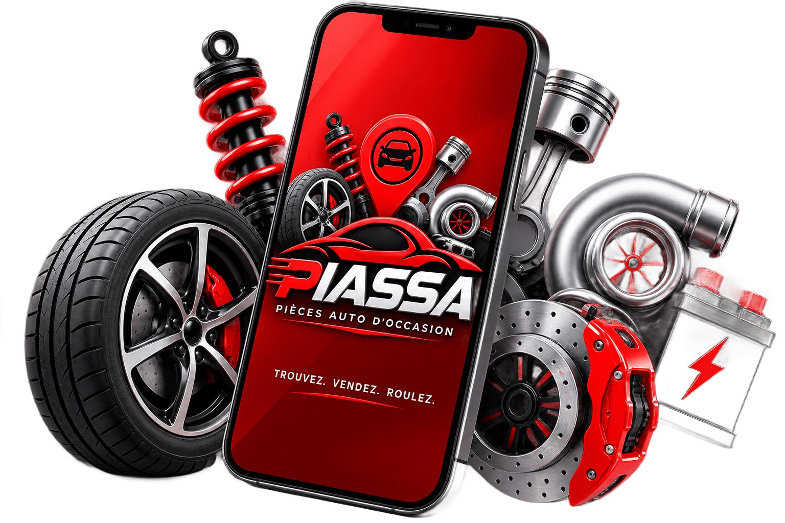 Application PIASSA — pièces auto d'occasion