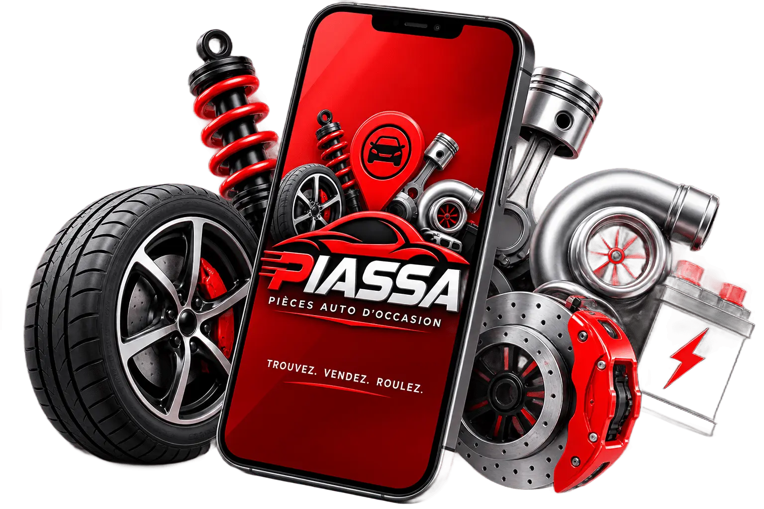 Application PIASSA — pièces auto d'occasion